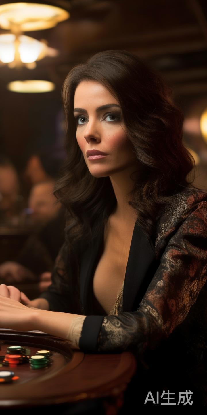 以一次经典的案例为例，在一场高额赌局中，她针对对手